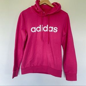 adidas’s Hot Pink Excellent Condition Sweatshirt with Hoodie